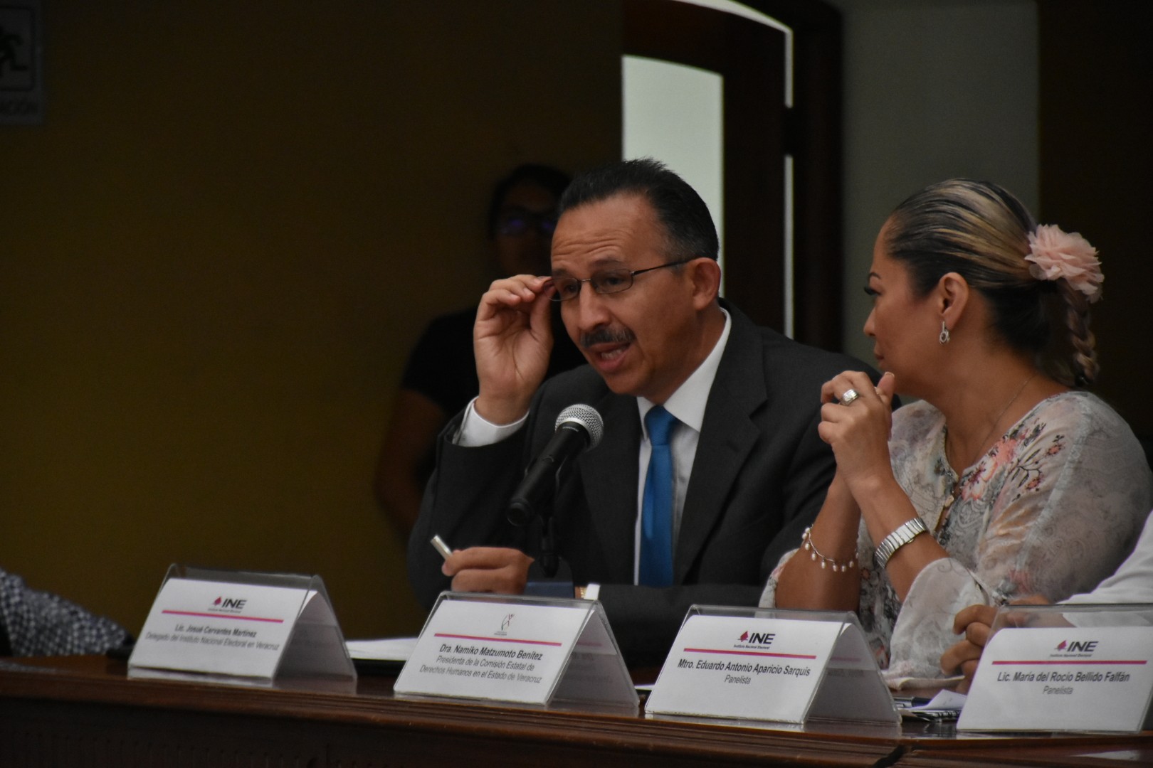 La Comisión Estatal de Derechos Humanos (CEDH) y de la Junta local ejecutiva del INE en Veracruz realizaron la tercera mesa temática de Discriminación