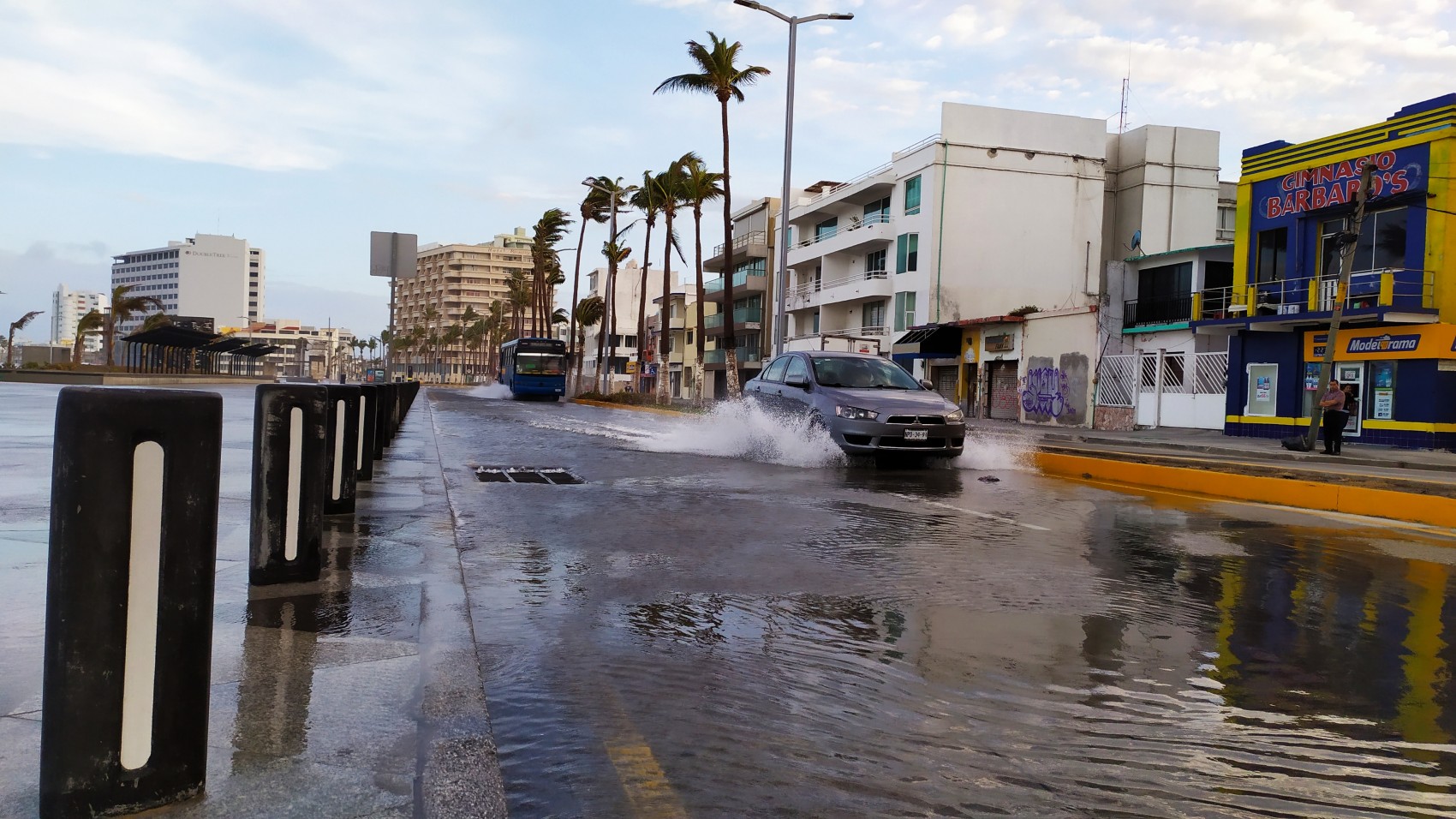 Frío, norte, oleaje, frente, rachas, viento