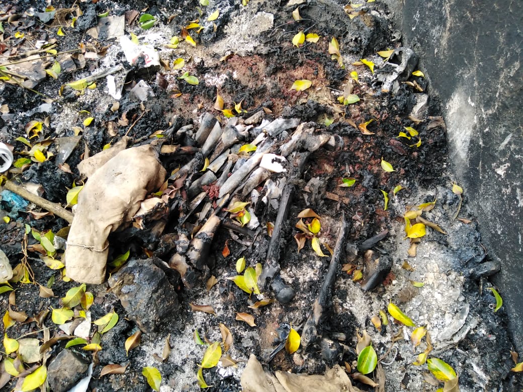 Encuentran restos incinerados en semefo de Coatzacoalcos