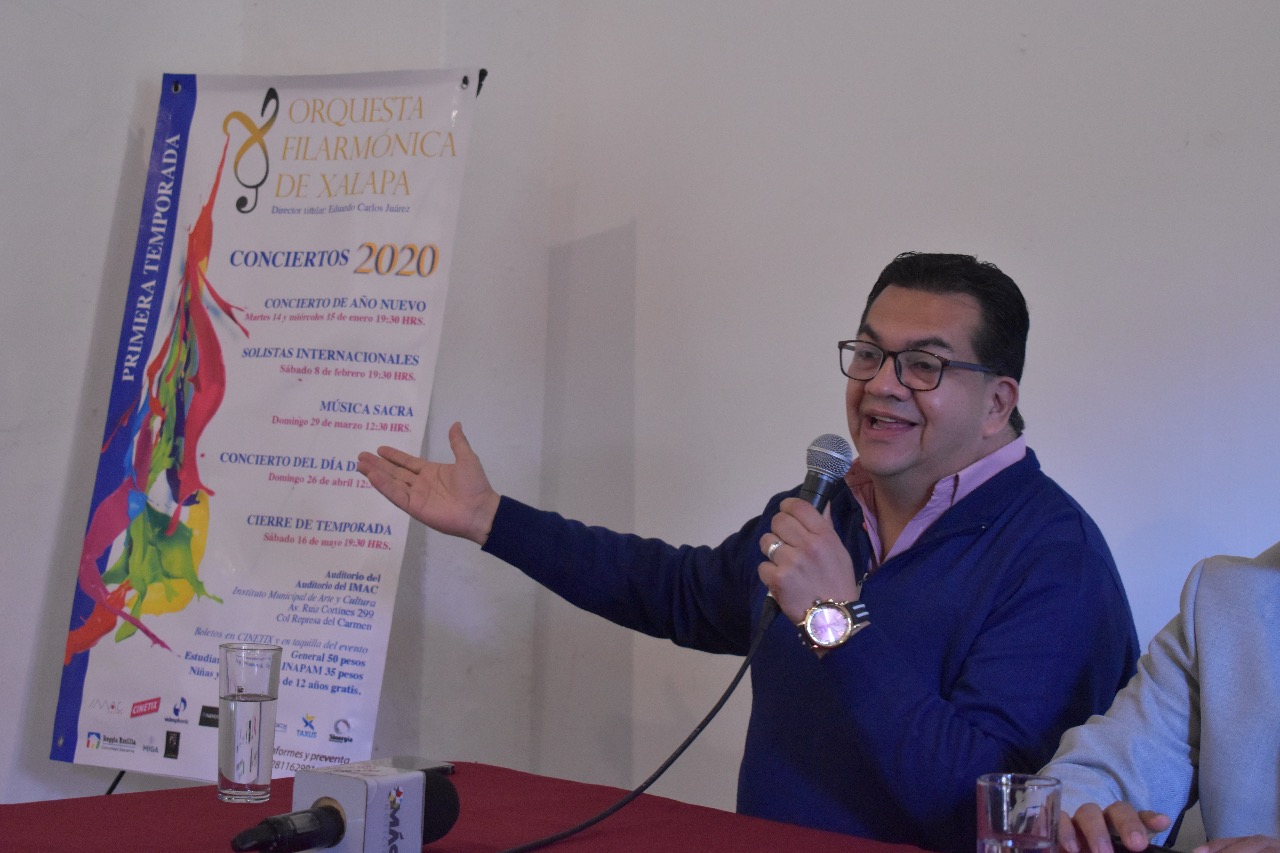 Inicia temporada de conciertos  de la Orquesta Filarmónica de Xalapa