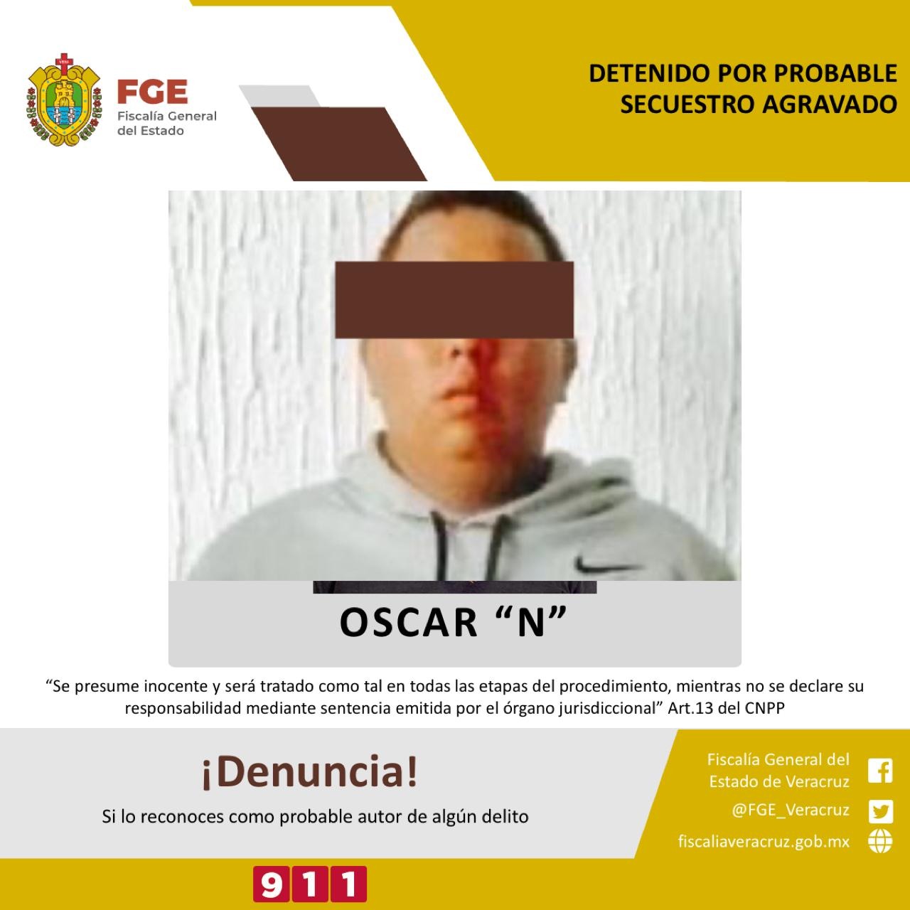 Blindan UECS en Córdoba por detención de presunto secuestrador