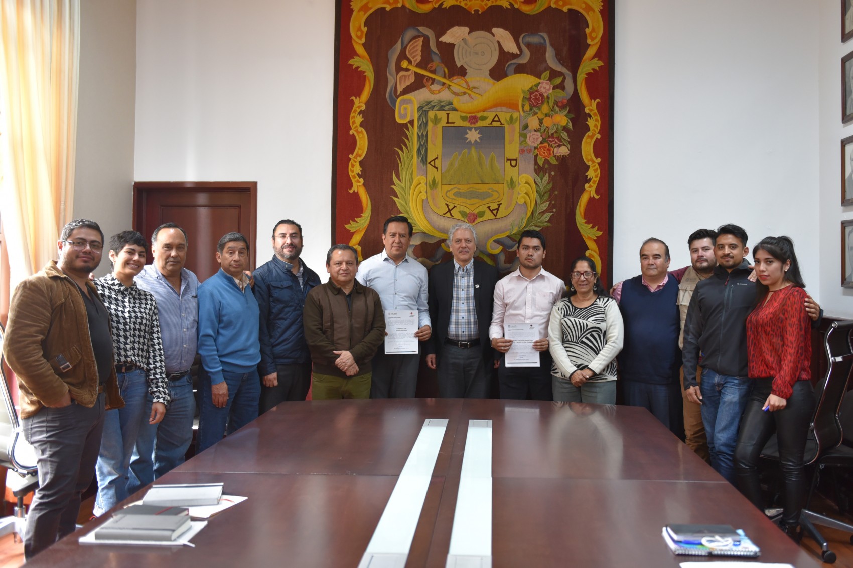 Reciben agentes municipales apoyos invernales para la población