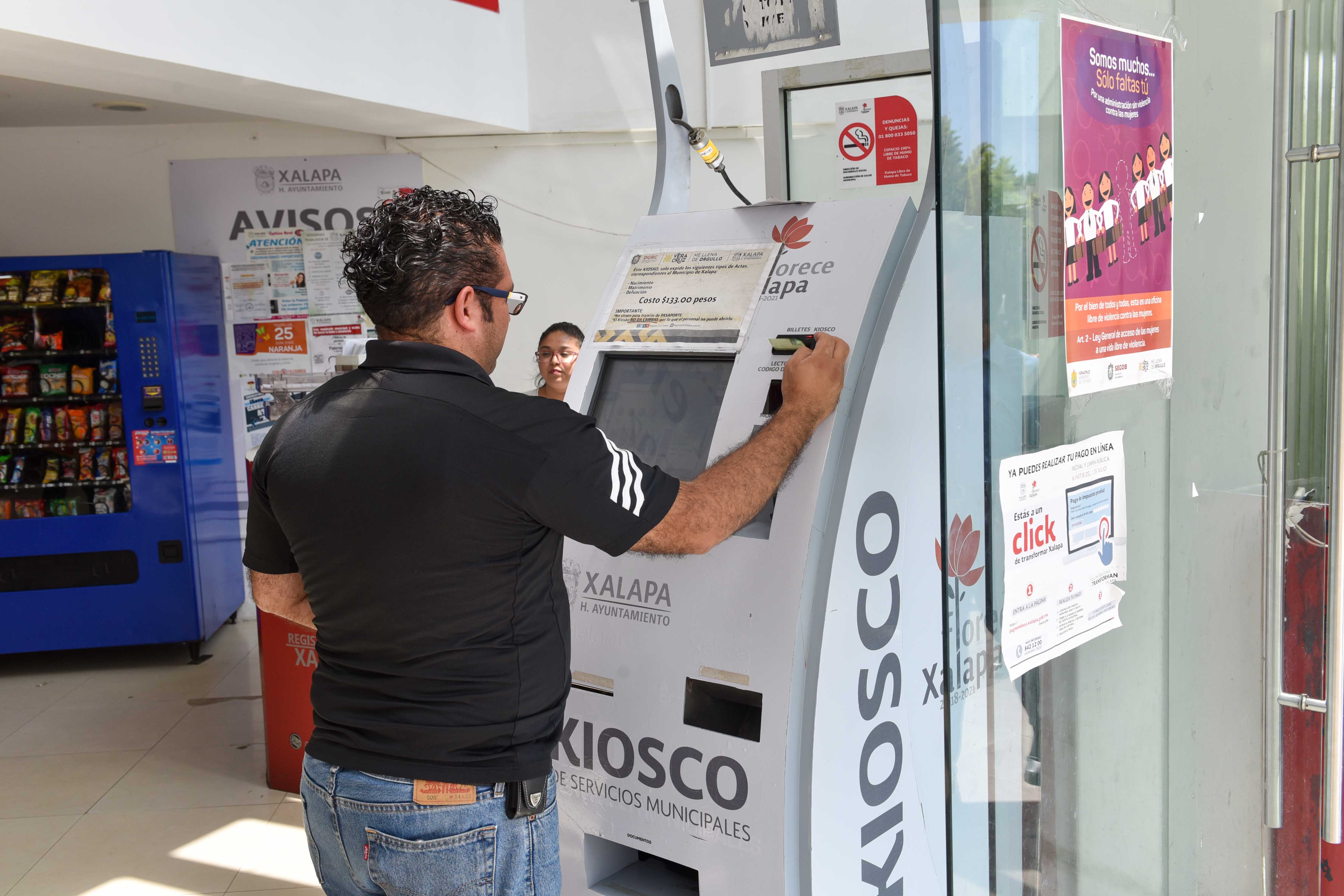 Se reubica módulo del Registro Civil de Xalapa