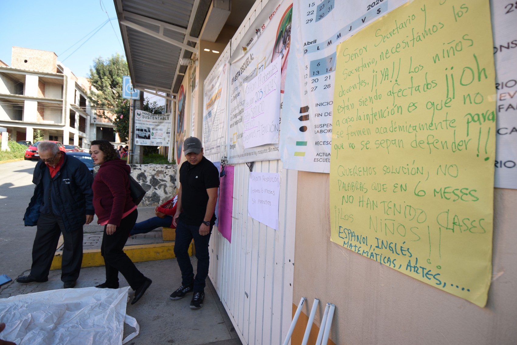 Toman otra vez la secundaria técnica 128; faltan 12 maestros