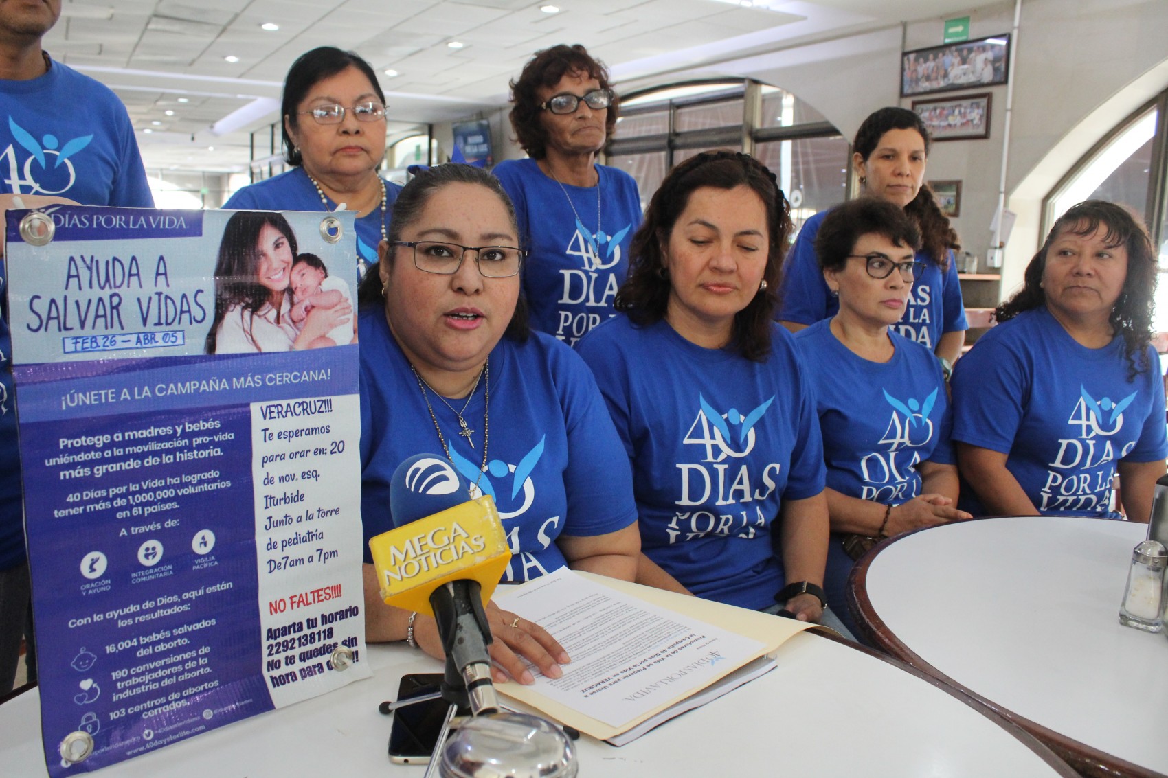 Emprenden campaña 40 días por la vida en Veracruz puerto