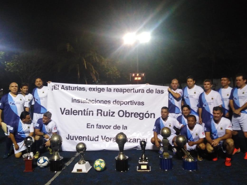 Club Asturias exige al gobierno estatal rehabilitar la Unidad Deportiva Valentín Ruiz