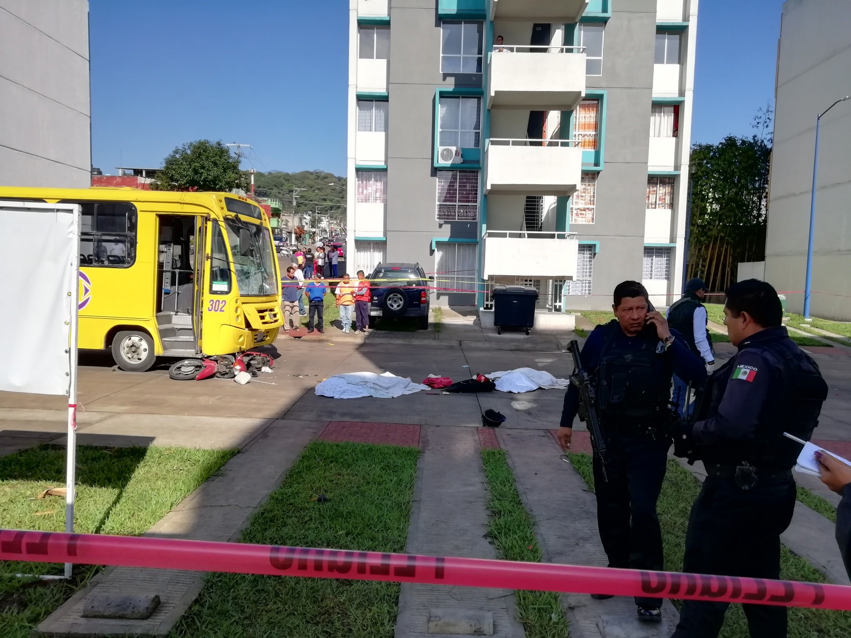 Hombre y menor de edad mueren  atropellados por urbano en Ixtaczoquitlán