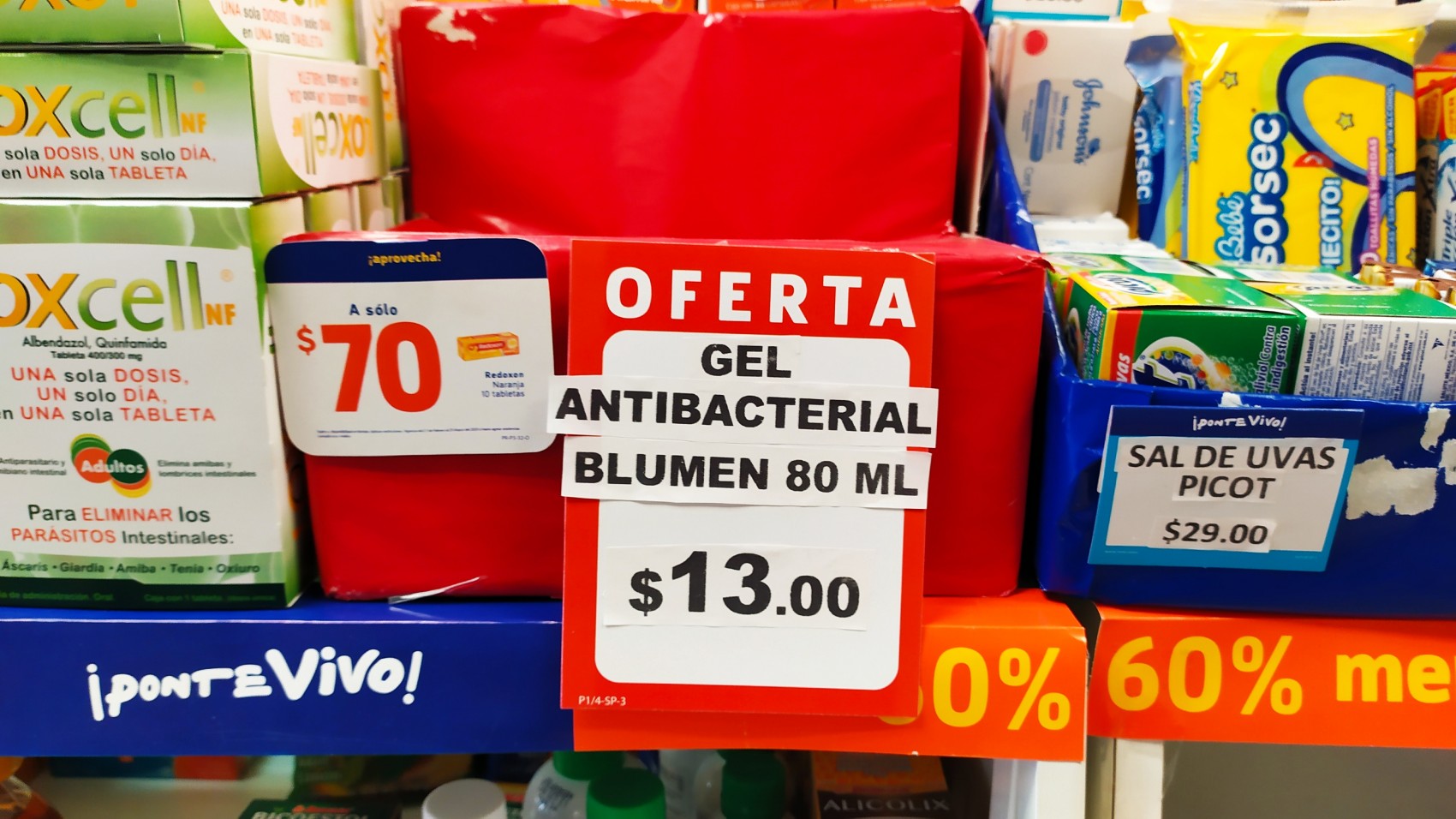 Se agota el gel antibacterial en farmacias y tiendas de autoservicio de Veracruz