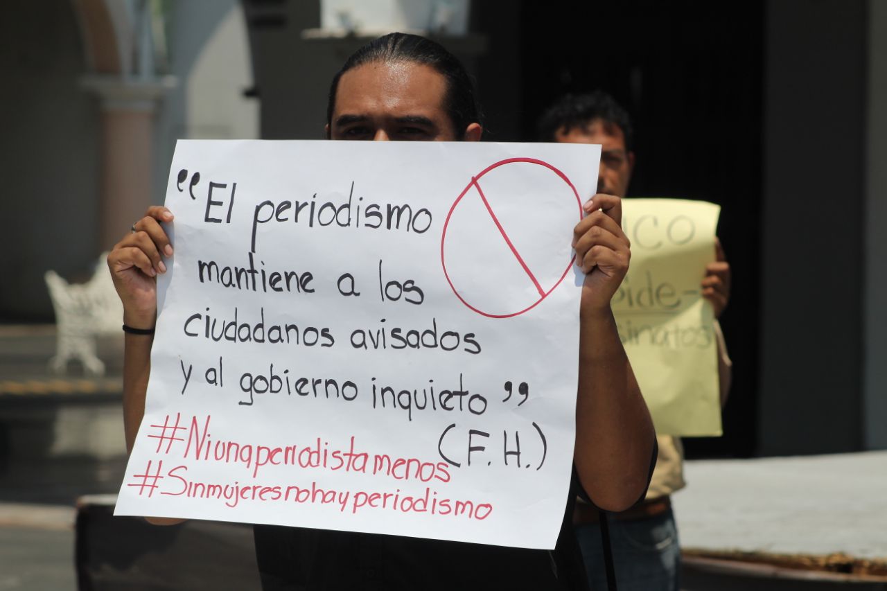 Periodistas de Veracruz también exigen  esclarecer asesinato de María Elena Ferral