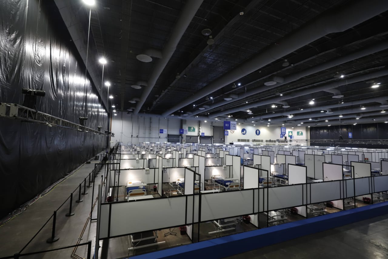 Unidad de #COVID-19 en Centro Citibanamex iniciará operación el lunes