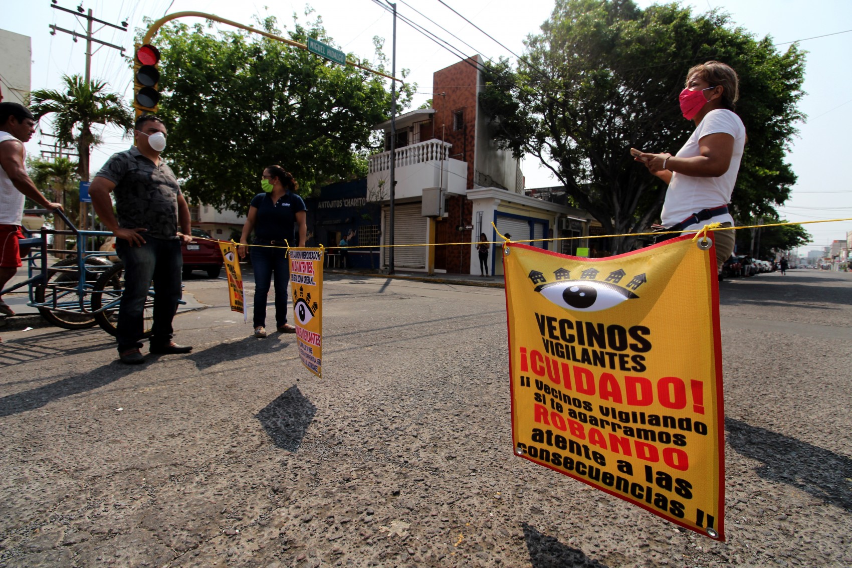 Denuncian serie de cortinazos en el Centro Histórico de Veracruz por falta de vigilancia