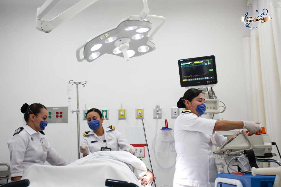 Internados cuatro marinos en el Hospital Naval de Veracruz por contagio del COVID-19