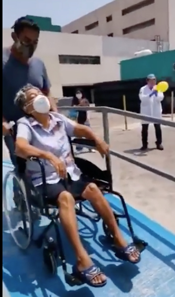 Carmelita vence al COVID-19 en el HGZ 71 del IMSS