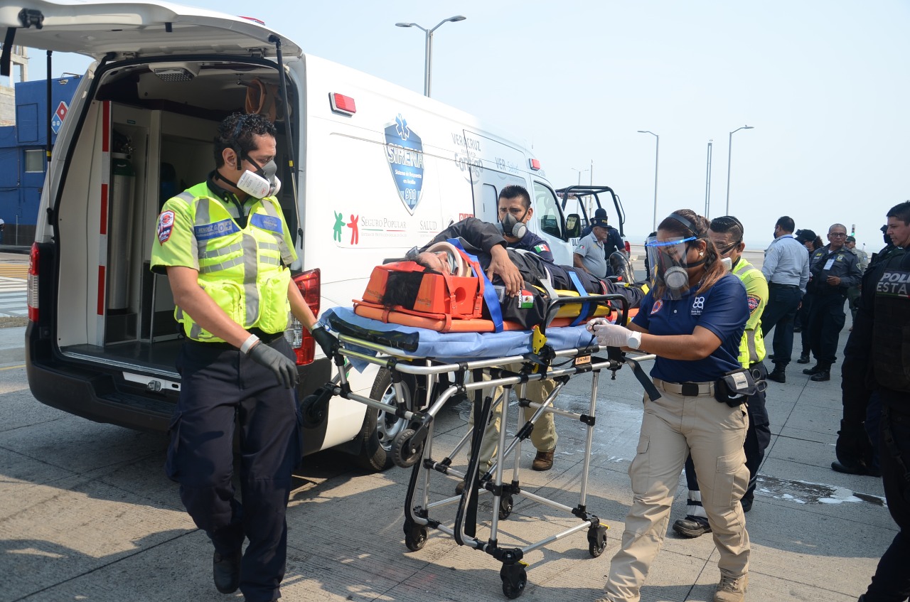 Se accidentan elementos del IPAX  en el fraccionamiento Costa Verde