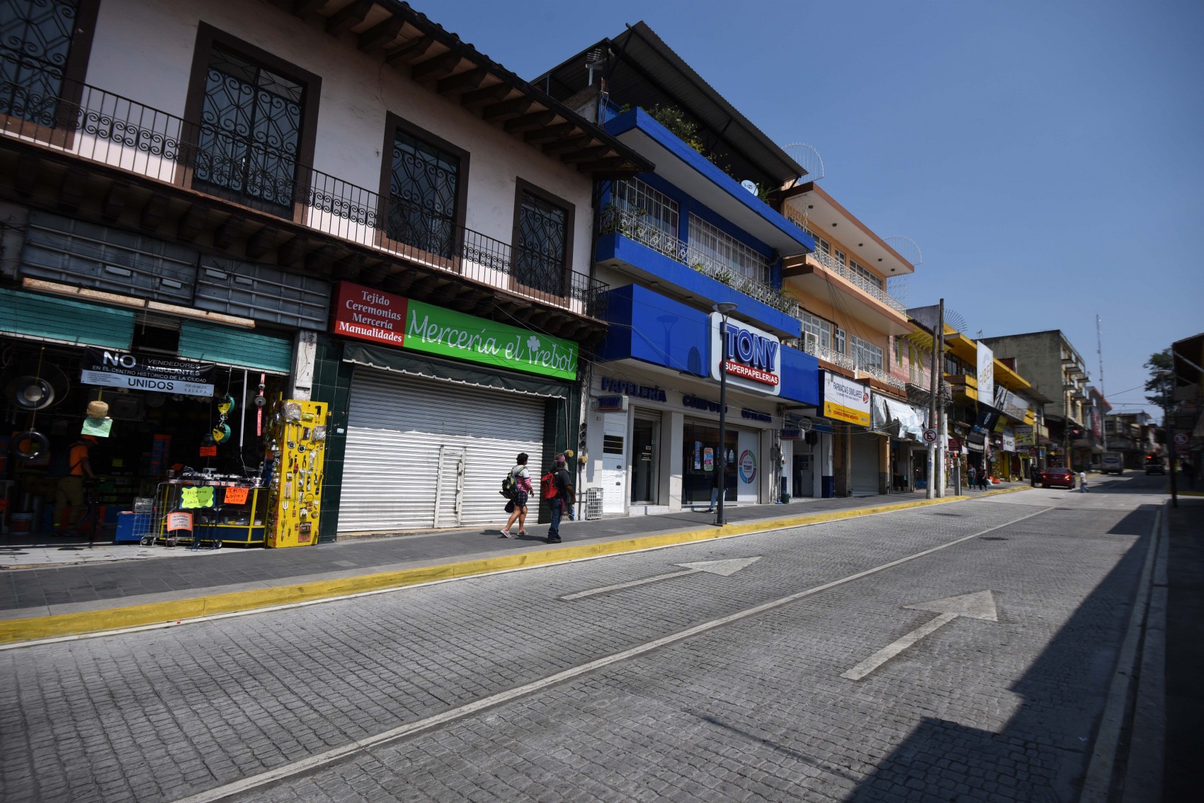 Sábado de calles vacías en Xalapa
