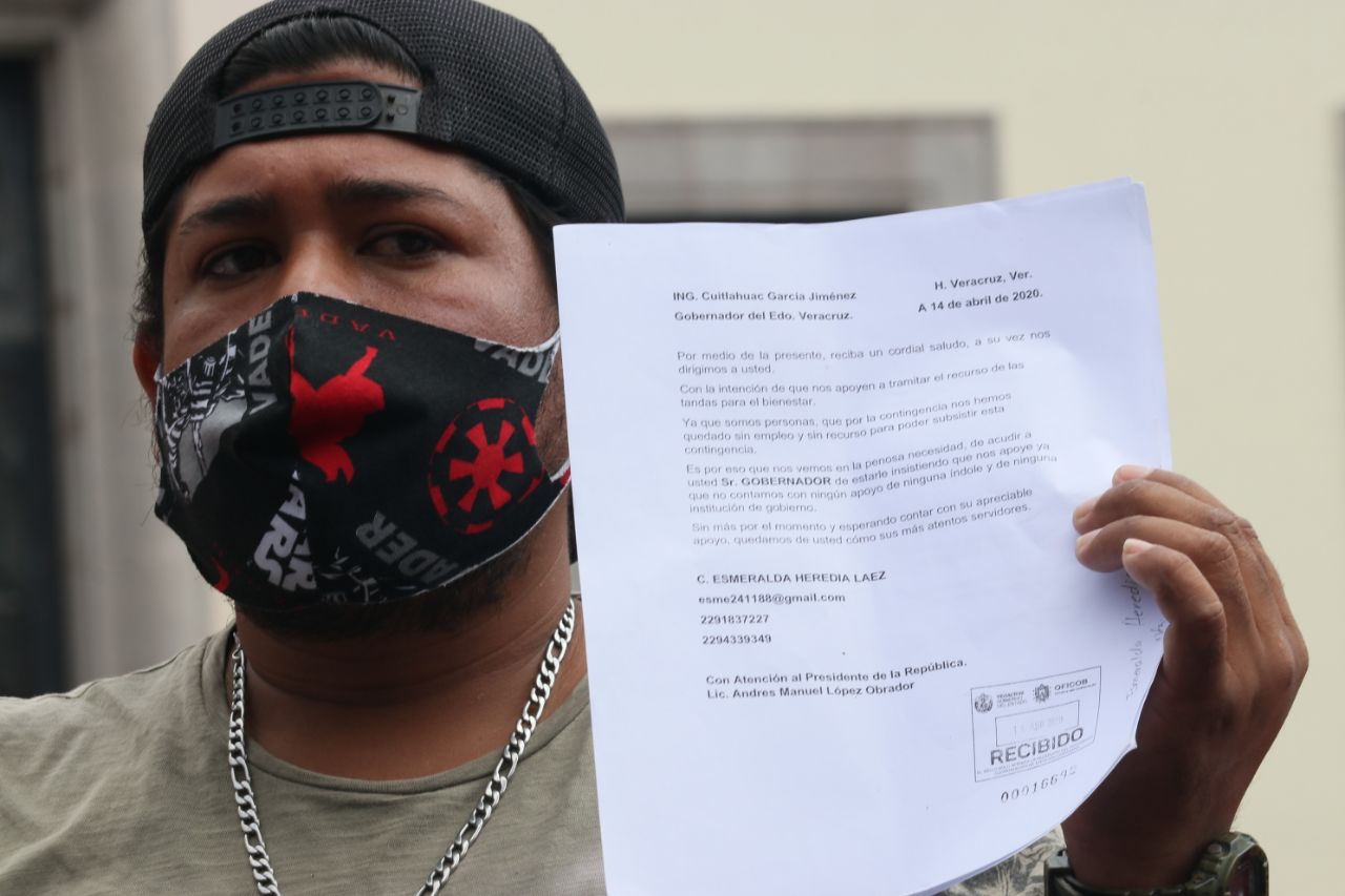 Comerciantes de Veracruz piden  ayuda, tienen dos meses sin ingresos