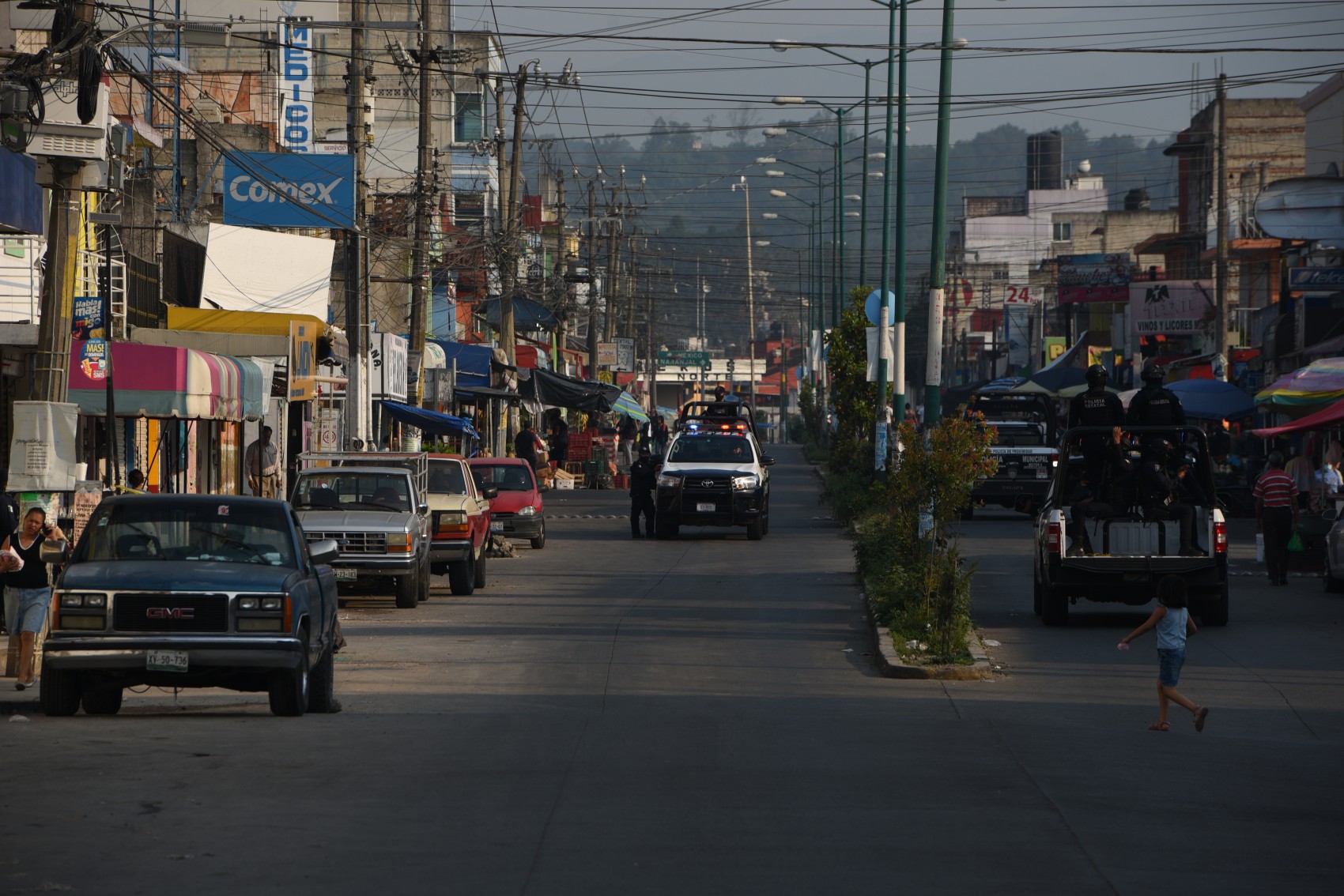 Reducen la movilidad en colonia Revolución con filtros de seguridad