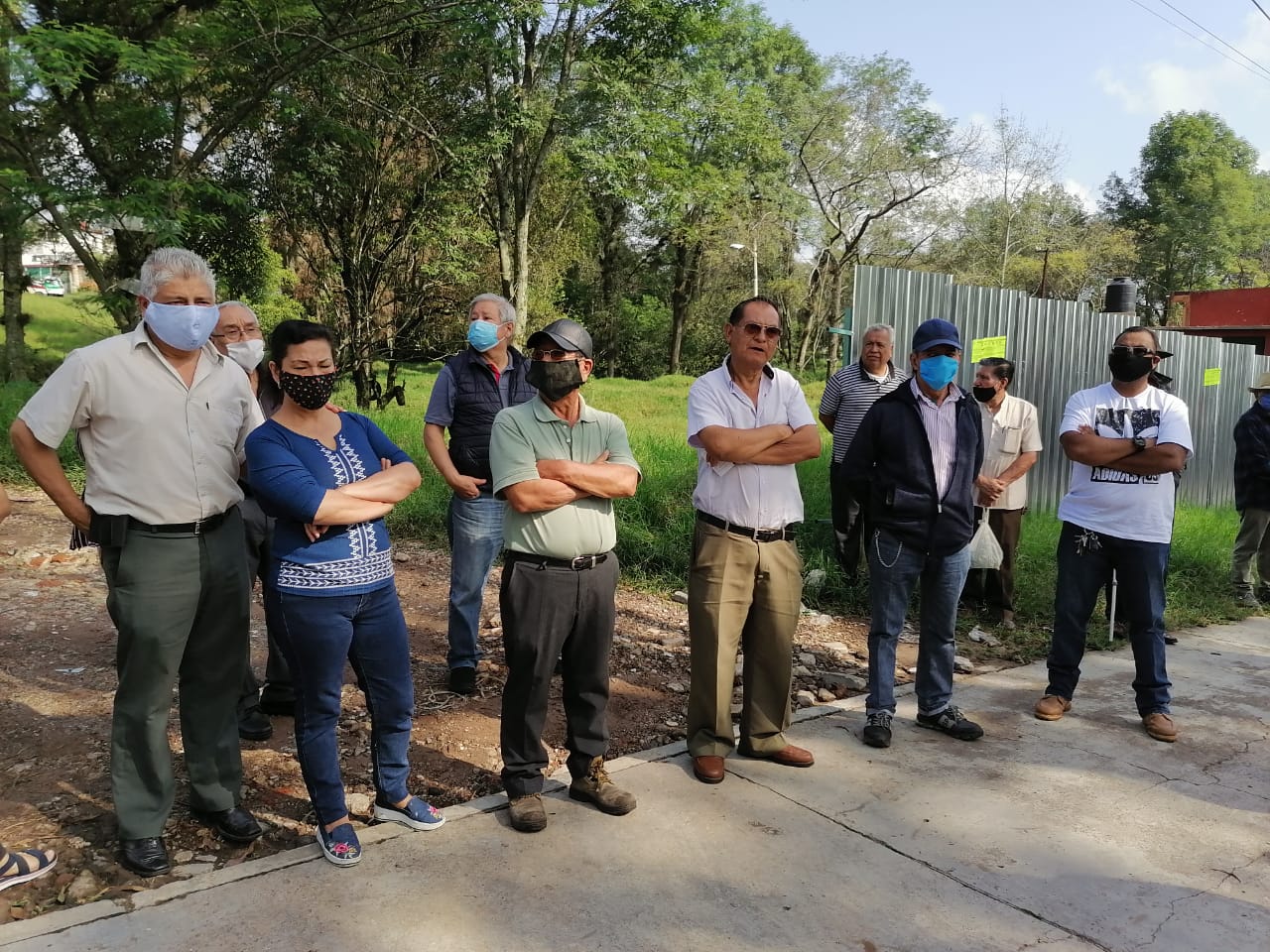 Jubilados ferrocarrileros exigen a Fiscalía  atender denuncia contra funcionarios municipales