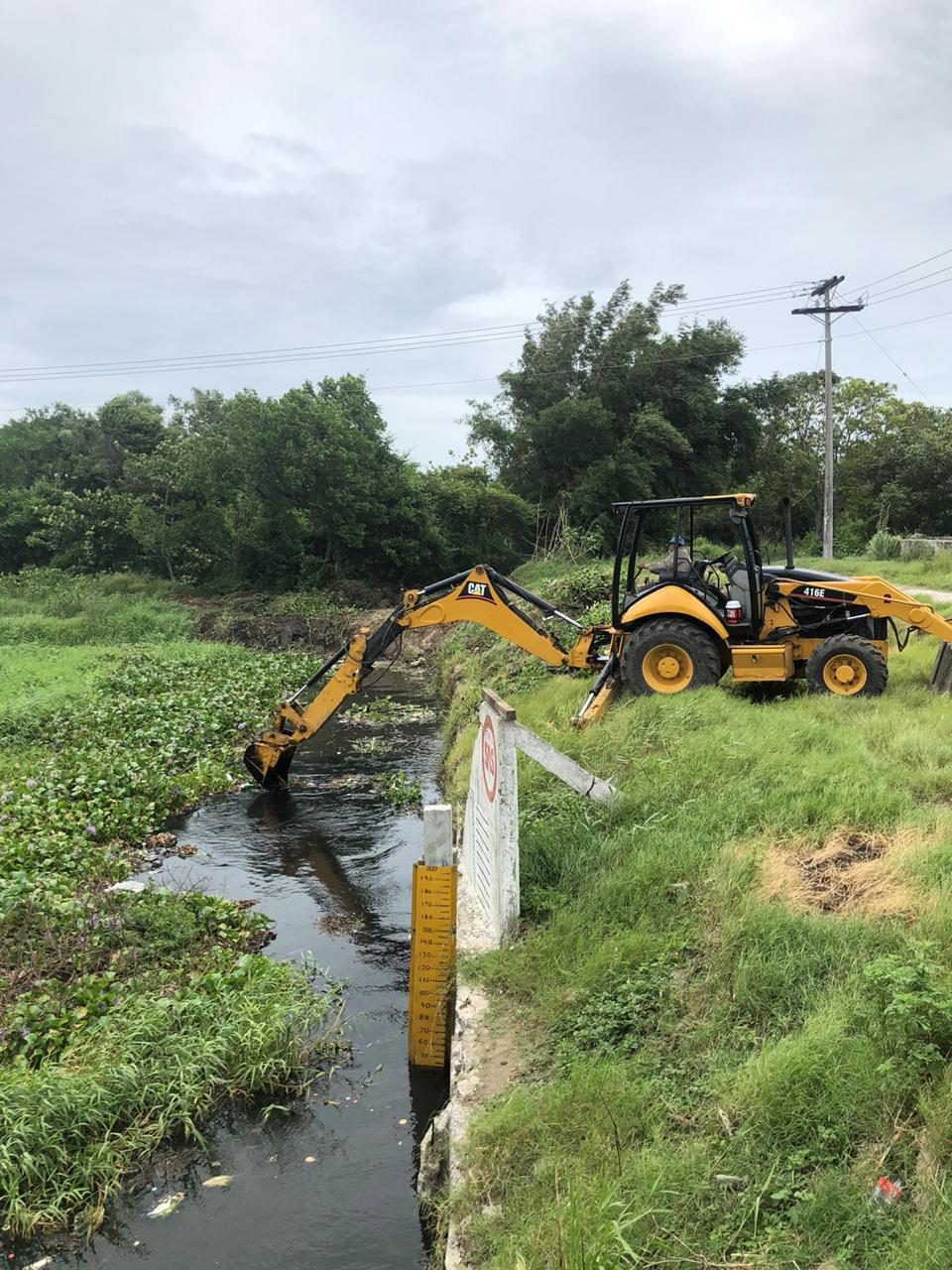 Monitorean sistema de bombeo en el canal de la Zamorana por el inicio de las lluvias