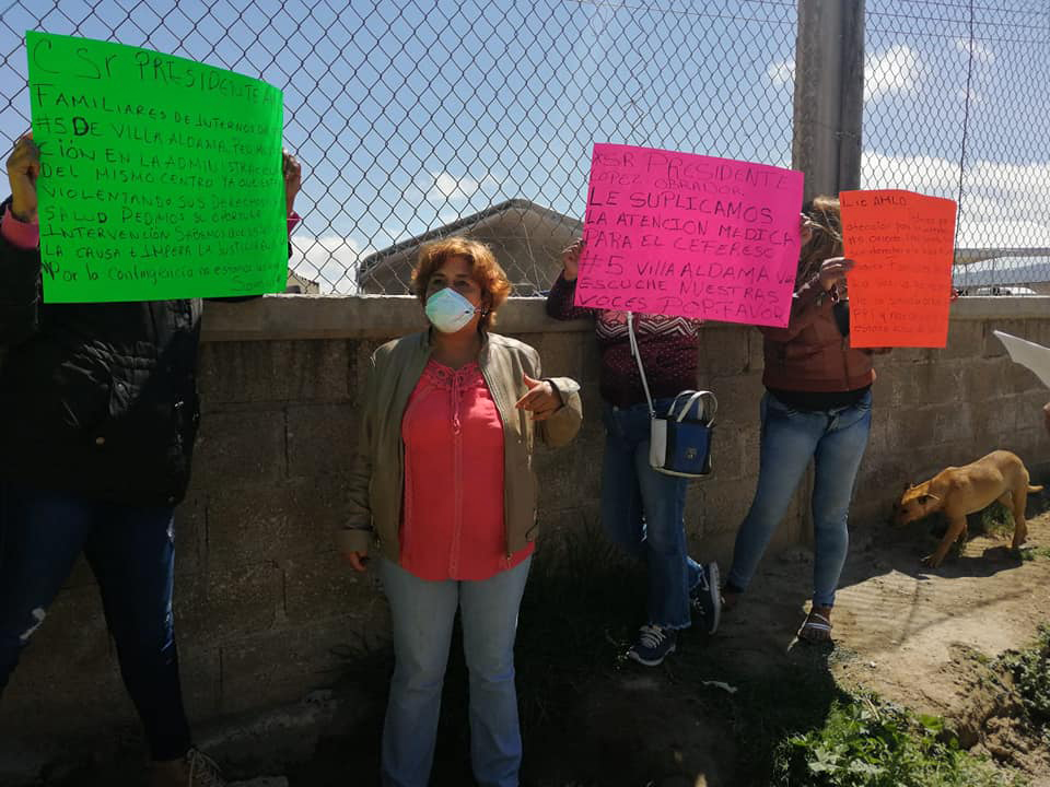 Familiares de internos de Cereso de Villa Aldama denuncian que hay brote de Covid-19