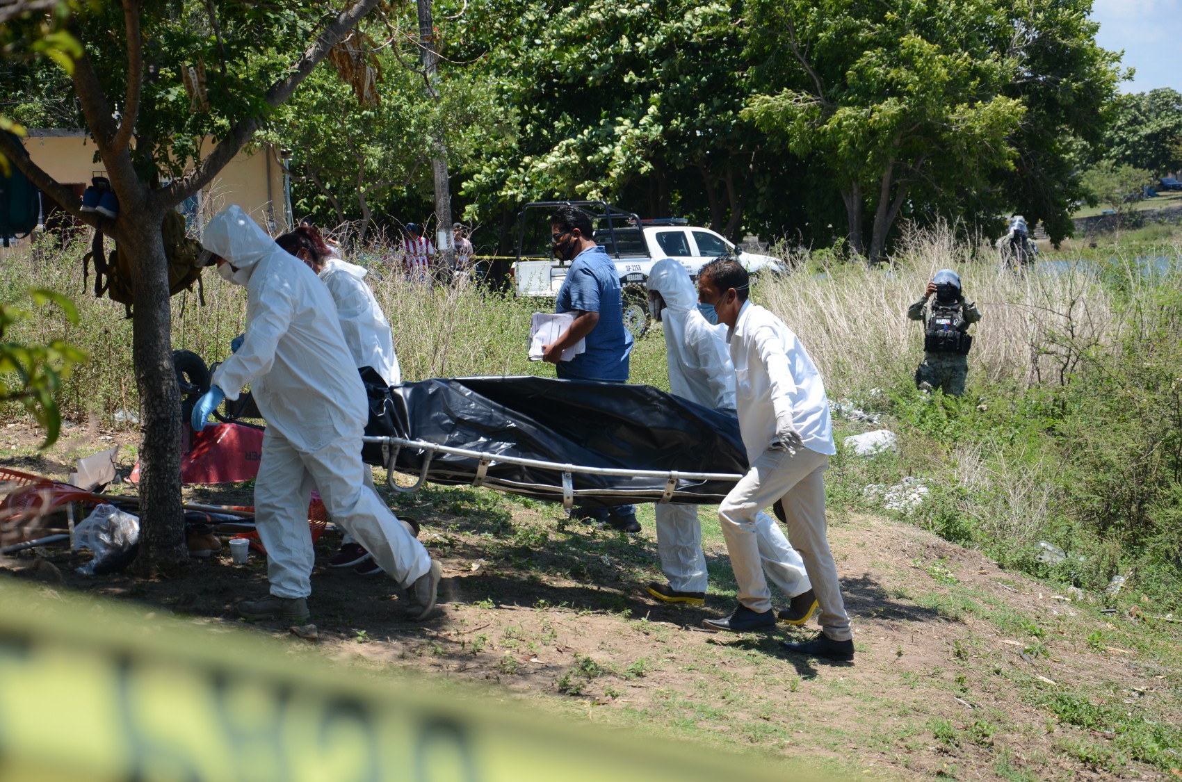 Encuentran cadáver en la laguna de El Encanto