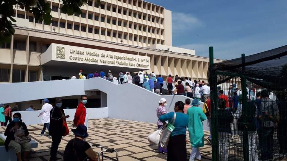Salvaguardan médicos y enfermeros del IMSS a pacientes durante el sismo