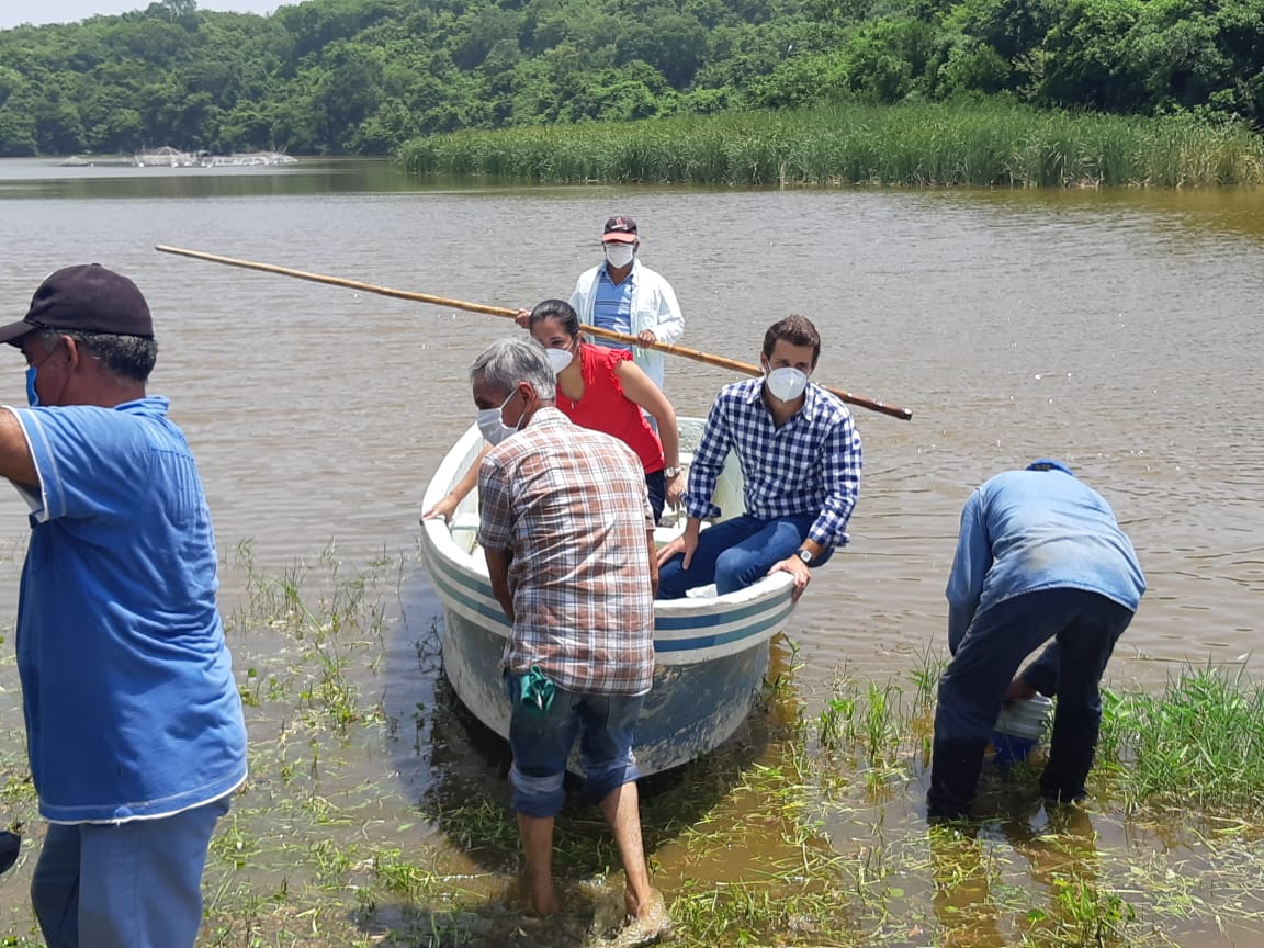 Piden desazolvar la laguna de San Julián para mejorar producción de tilapia