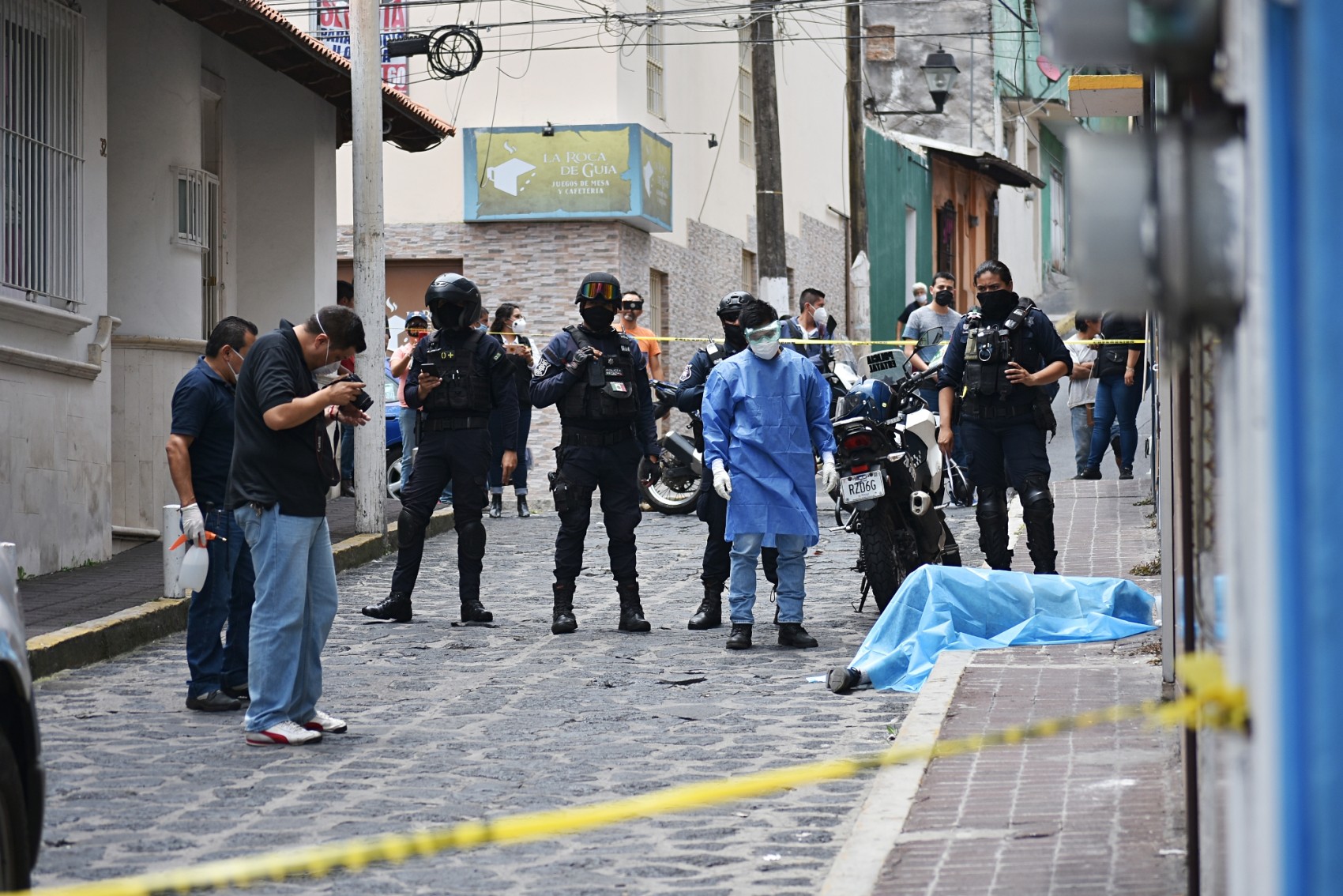 Hombre muere de un infarto en centro de  Xalapa