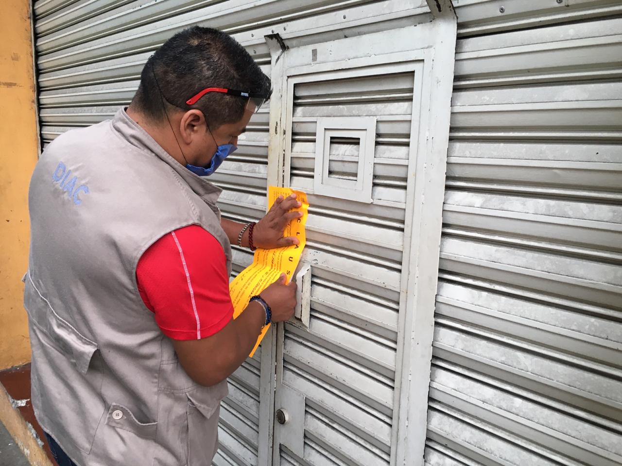 Clausuran cinco negocios por infringir  medidas sanitarias