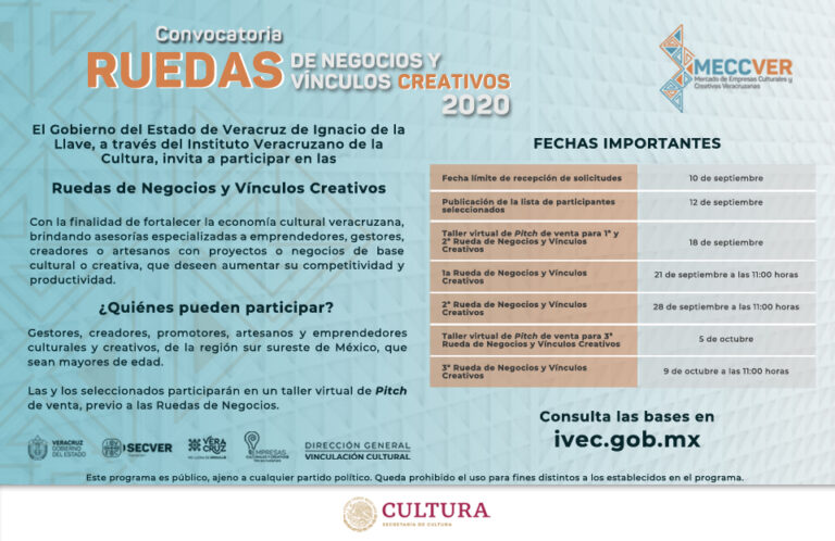 IVEC convoca a participar en Ruedas de Negocios y Vínculos Creativos 2020
