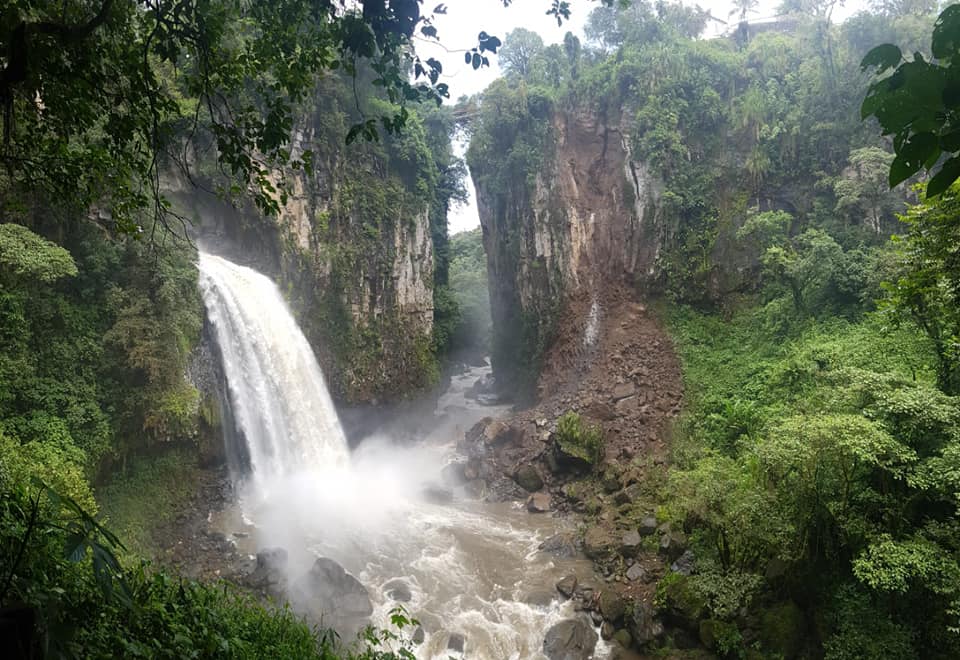 Cascada de Texolo en Xico cumple casi 5 años con acceso cerrado