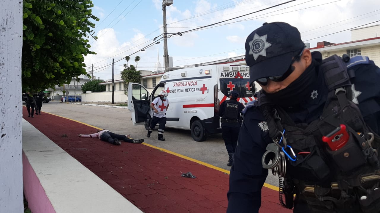 Balean a hombre en Coatzacoalcos