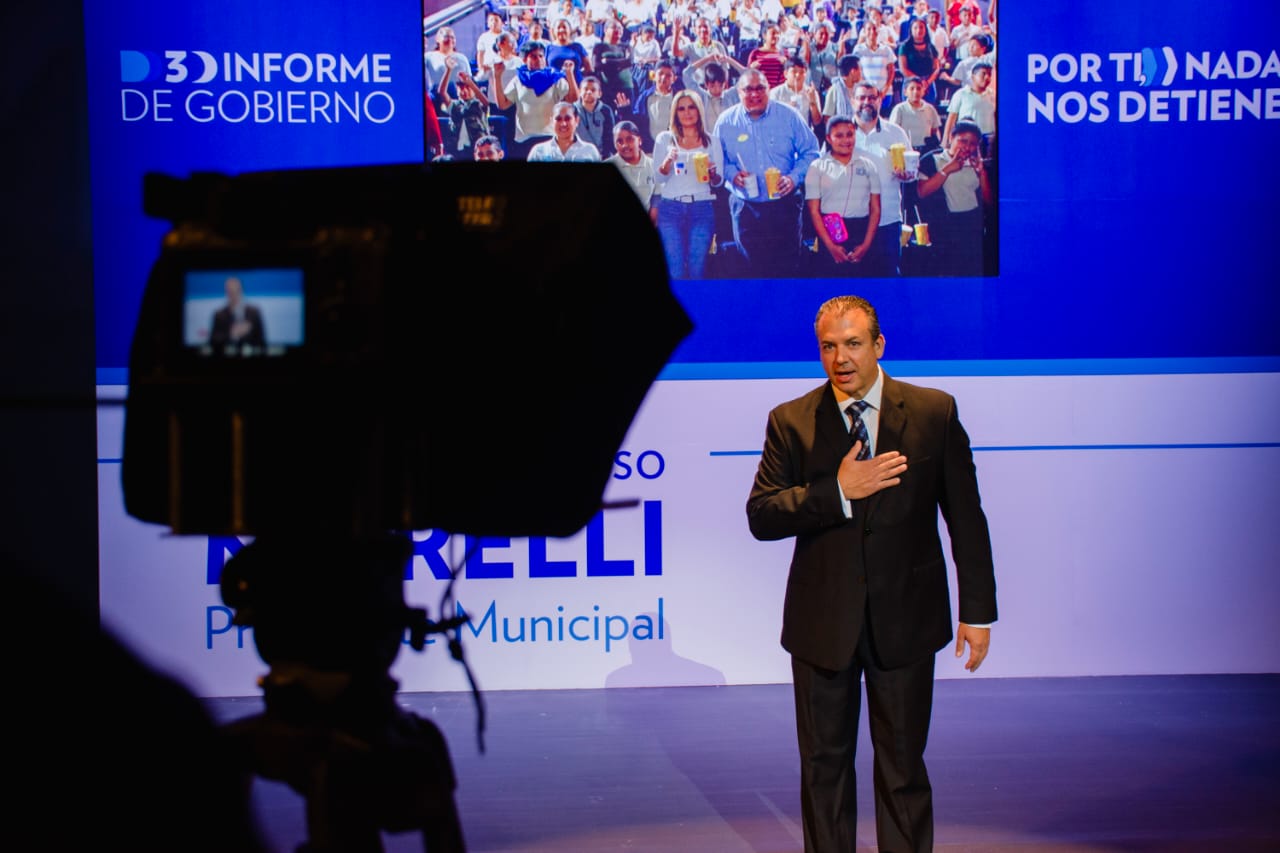 Rinde Humberto Morelli su Tercer Informe de manera virtual