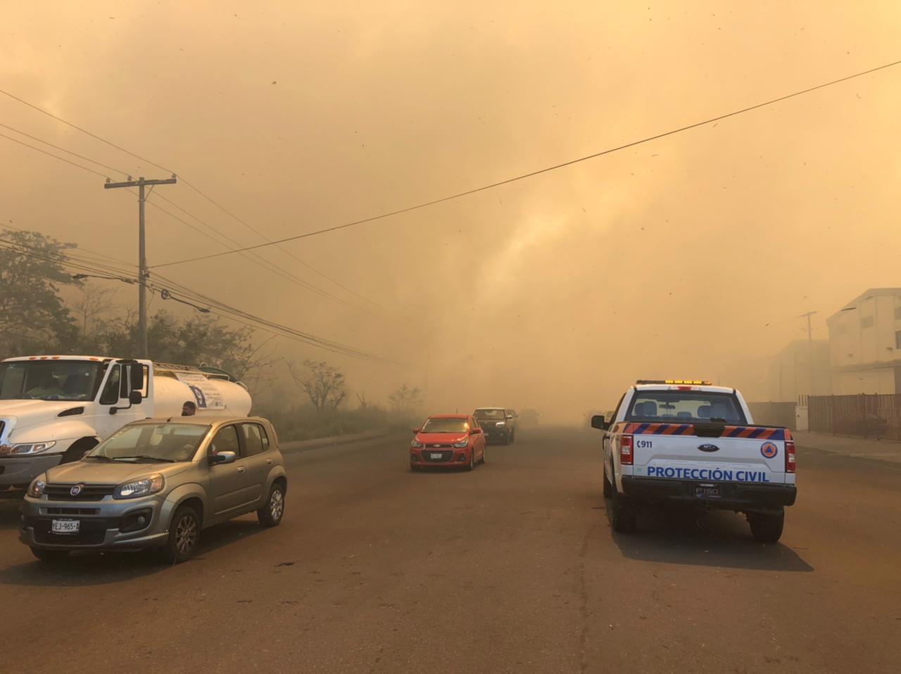 Controlado y sin lesionados incendio  en carretera de Boca del Río- Medellín