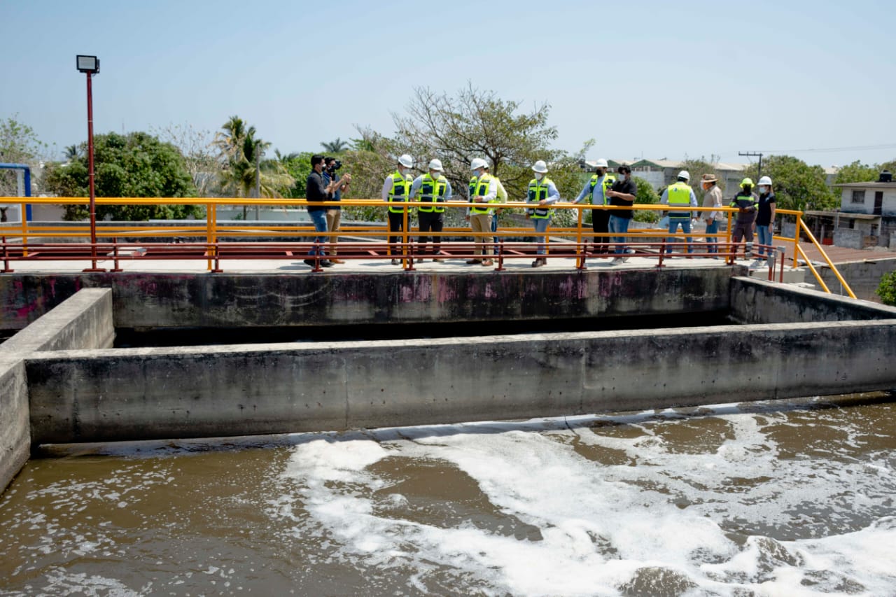 Inaugura Morelli planta de tratamiento de agua residual de la Carranza