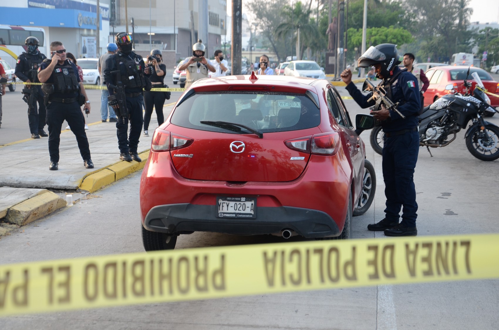 Disparos en la avenida Díaz Mirón en Veracruz causan alarma