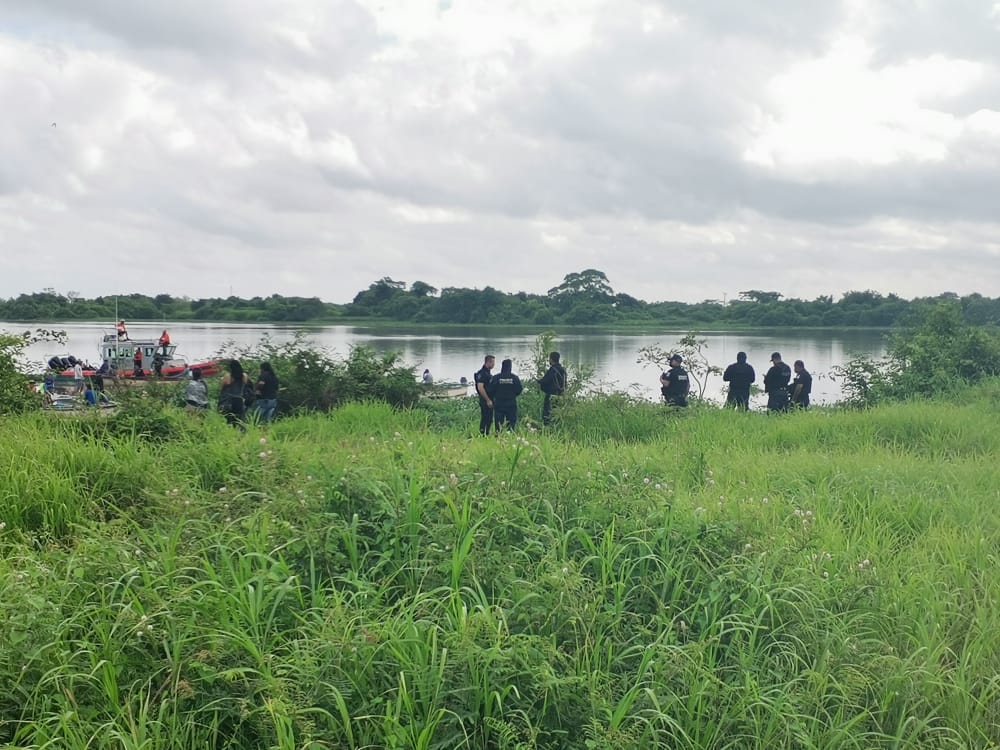 Luego de tres días de búsqueda, localizan cuerpo del pequeño Bryan en el río Coatzacoalcos