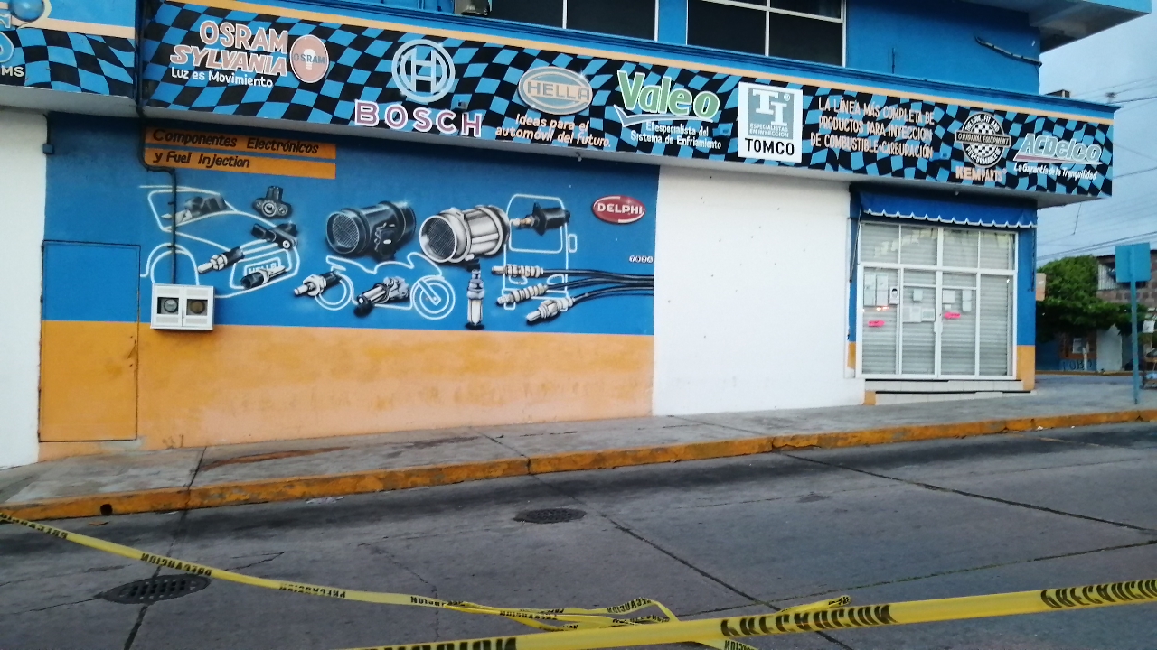 Disparan contra tienda  de eléctricos en Coatzacoalcos