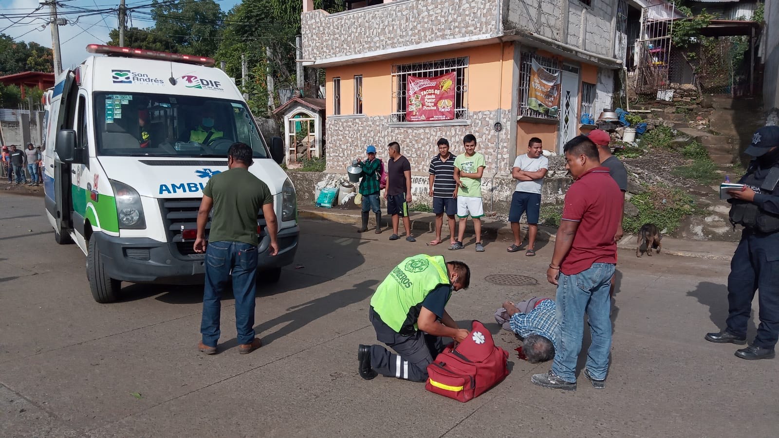 Salió a tirar la basura y encontró  la muerte en San Andrés Tuxtla