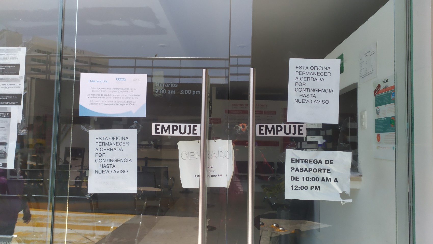 SRE suspende operaciones en oficina de enlace de Boca del Río por la pandemia