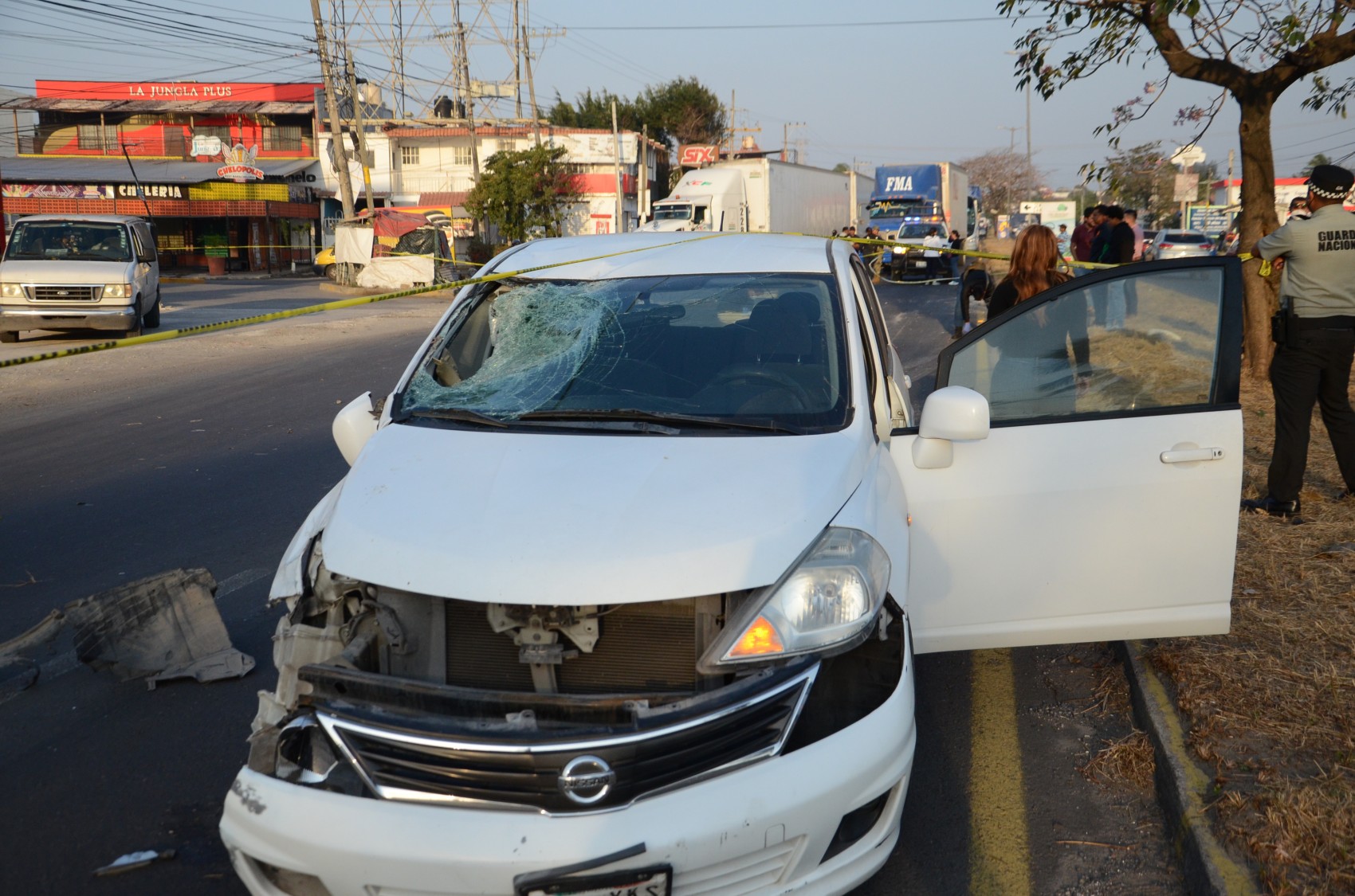 Hombre muere atropellado en la carretera federal en Veracruz