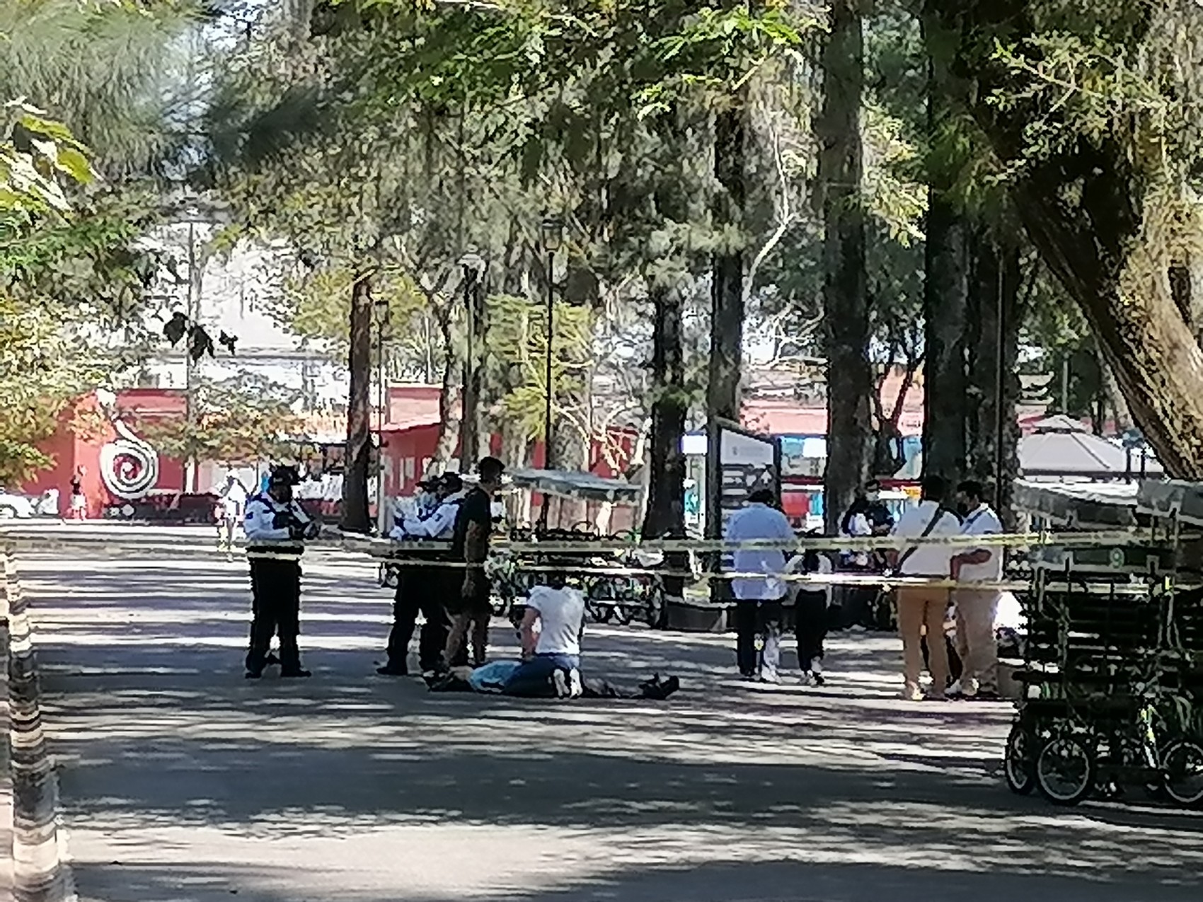 Hombre muere en la alameda Cri Cri de Orizaba