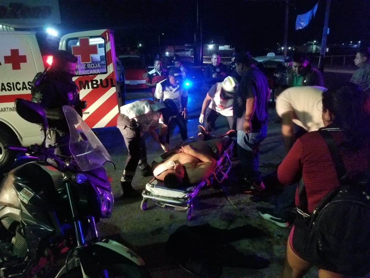 Balean a taxista y pasajero en Martínez de la Torre
