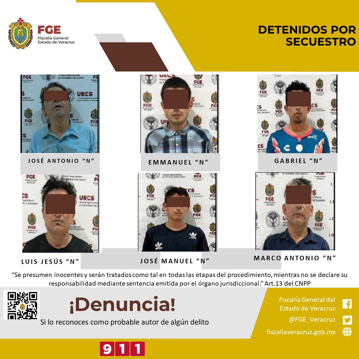 Rescatan a víctimas de  secuestro y detienen a 6 en Coatzacoalcos