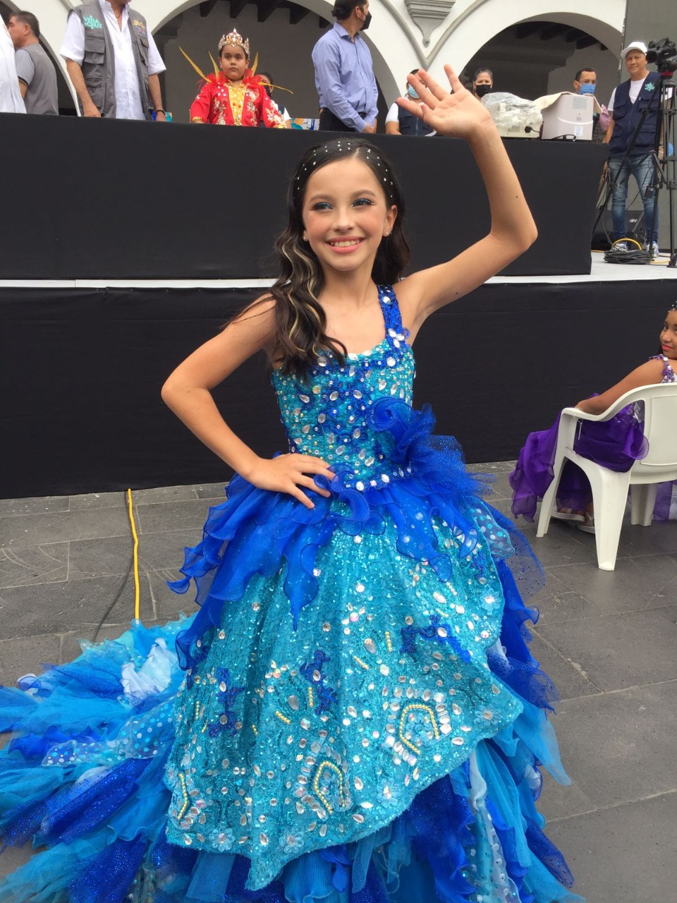 Pamela I, electa reina infantil del Carnaval de Veracruz 2022