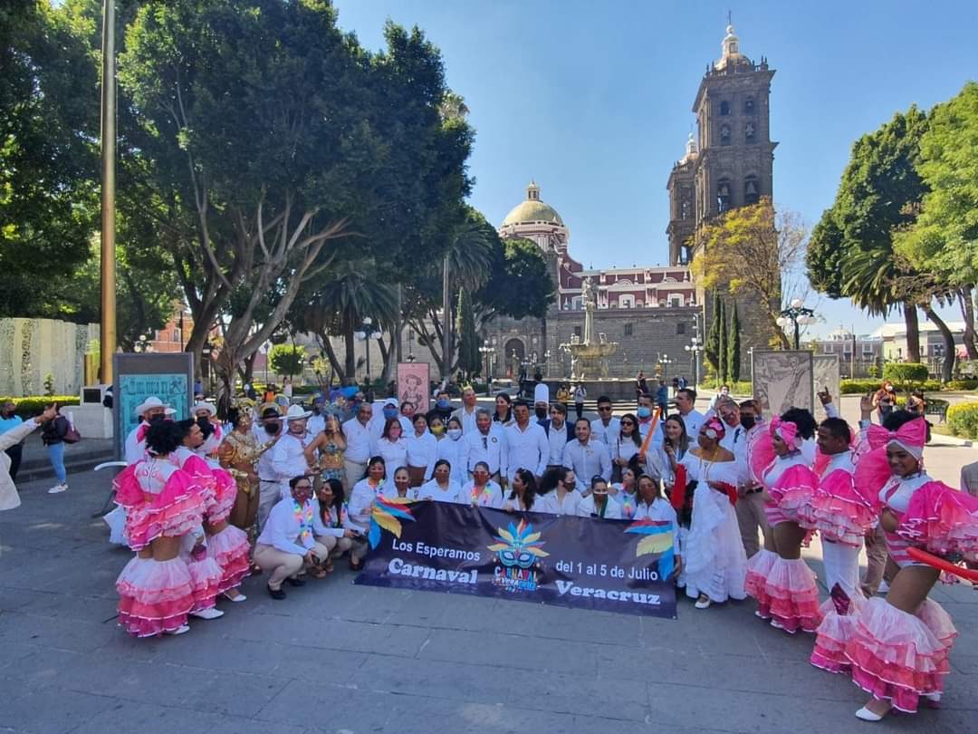 Promocionan Festival Velas, Carnaval de Veracruz y Fiestas de Santa Ana en CDMX