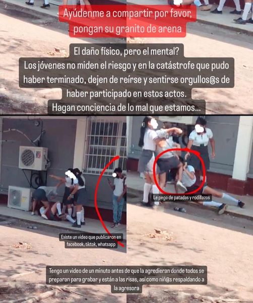 Estudiante del Cobaev de Veracruz es gravemente lesionada tras golpiza