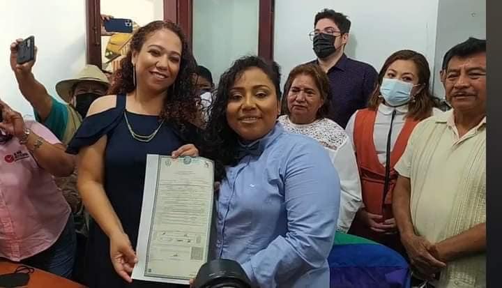 Lucia y  Wendy se casan en San Andrés en primer matrimonio igualitario