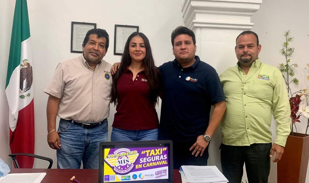 Se suman 250 ruleteros a la iniciativa Taxi Seguras en Carnaval