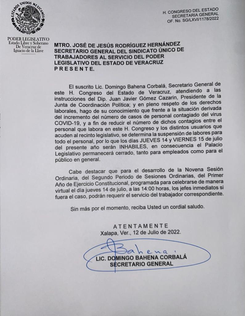 Congreso cierra acceso al público por brote de Covid